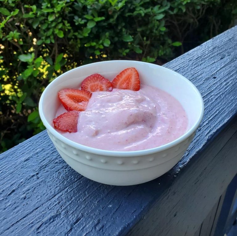 high-protein-strawberry-pudding